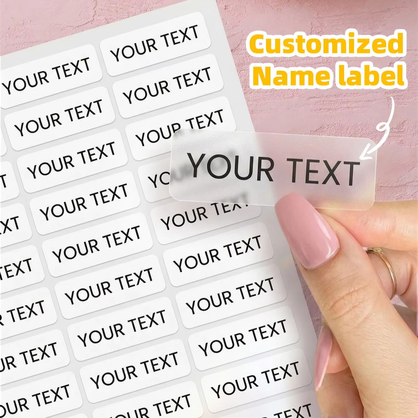 1-300Pcs Custom Name Waterproo - Snack Container Travel recension och pris