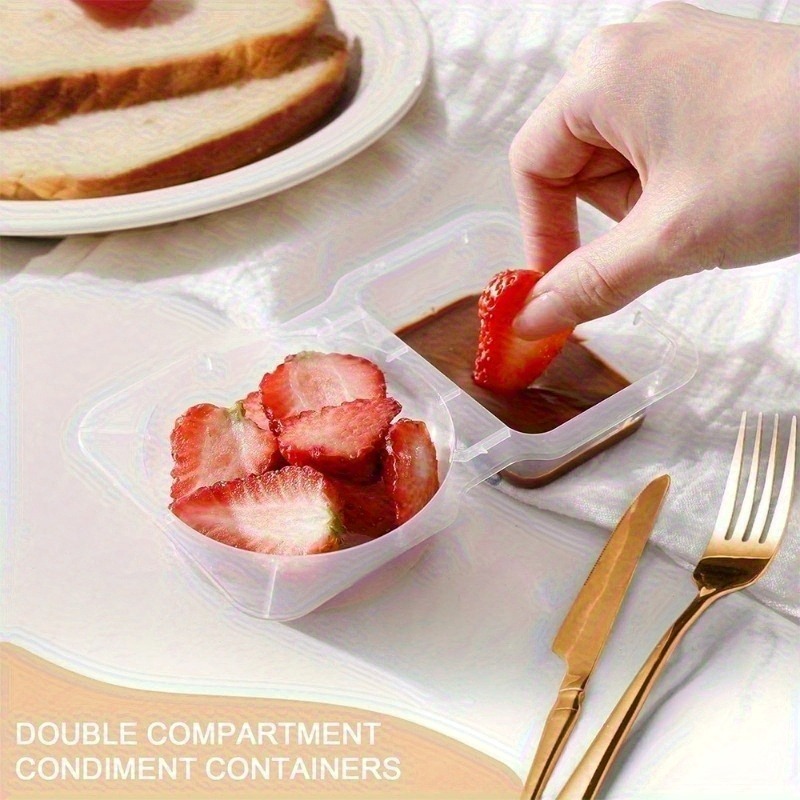 5/10/20PCS Double Compartment  - Snack Container Travel recension och pris