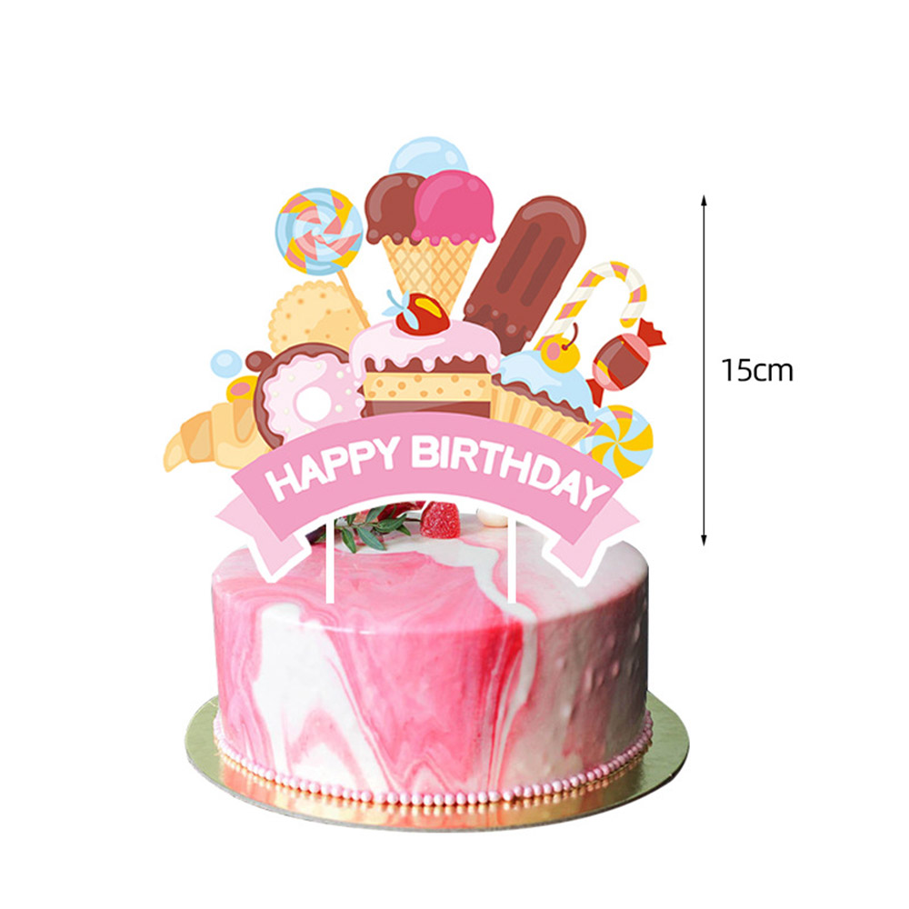 Donut Cake Decoration Happy Bi - Baby Food Year Old recension och pris