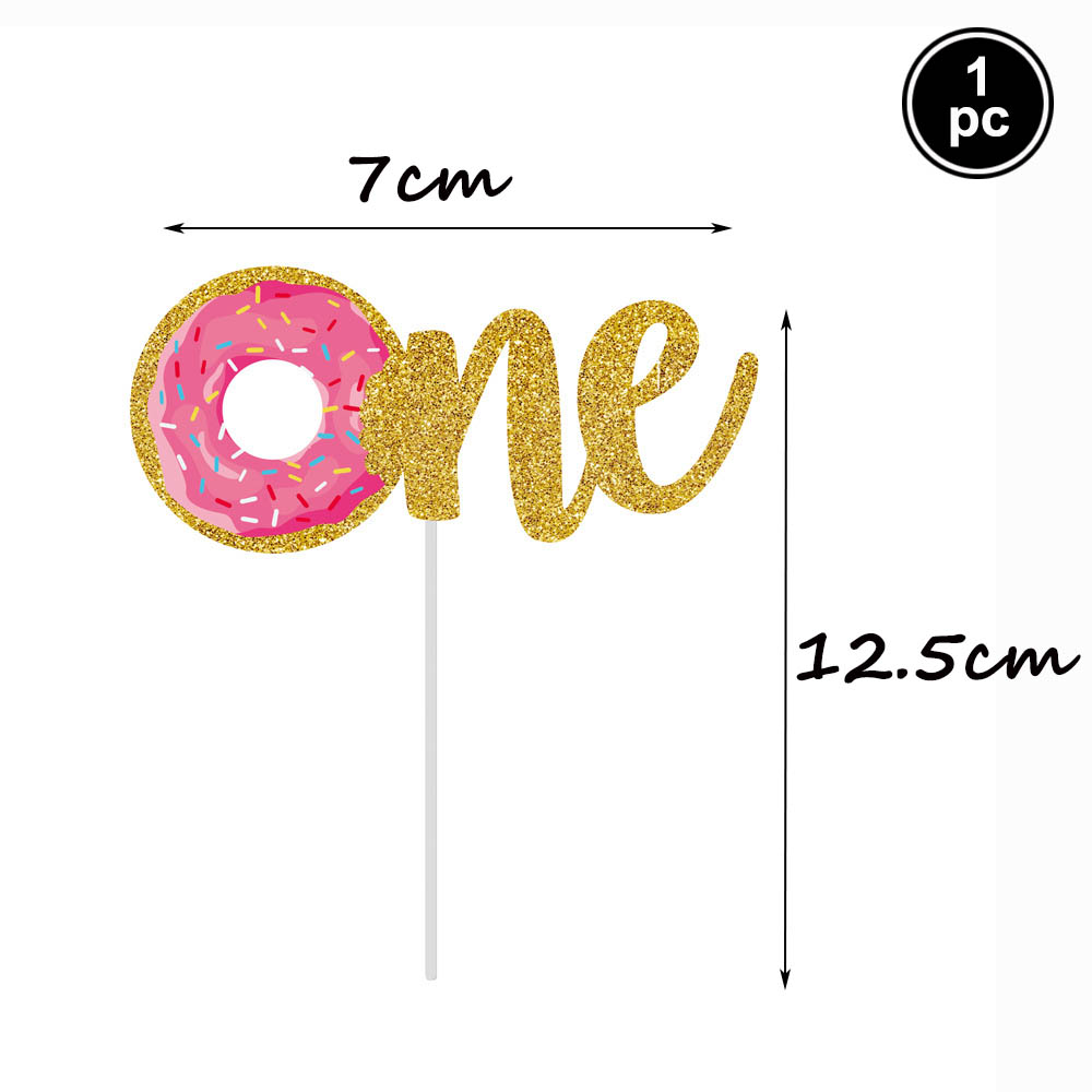 Donut Cake Decoration Happy Bi - Baby Food Year Old recension och pris
