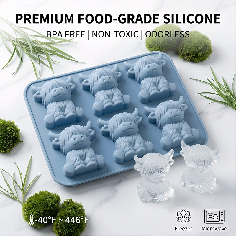 Silicone Highland Cow Ice Cube - Baby Food Maker recension och pris