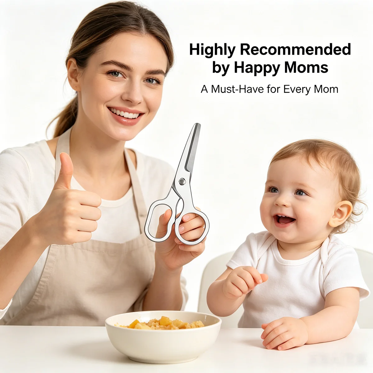 Baby Food Scissors Detachable  - Baby Food Scissors recension och pris
