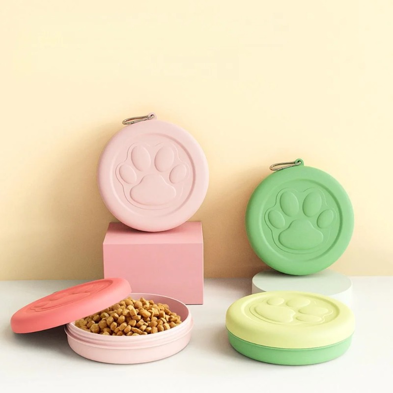 New Pet Outdoor Portable Dog F - Snack Container Travel recension och pris