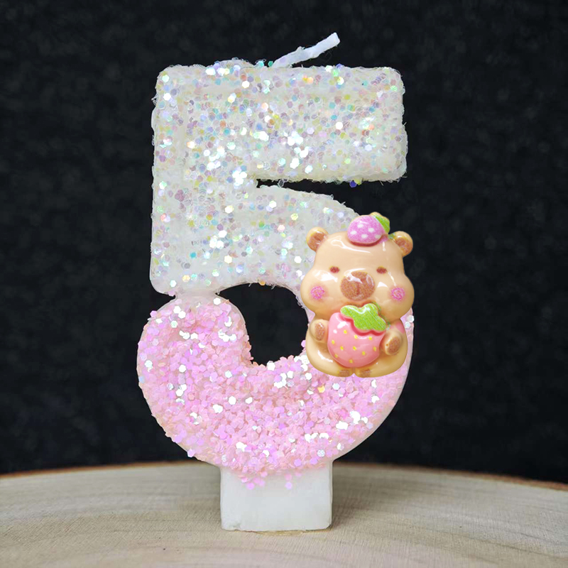 New Capybara Candles Cake Deco - Baby Food Ideas recension och pris
