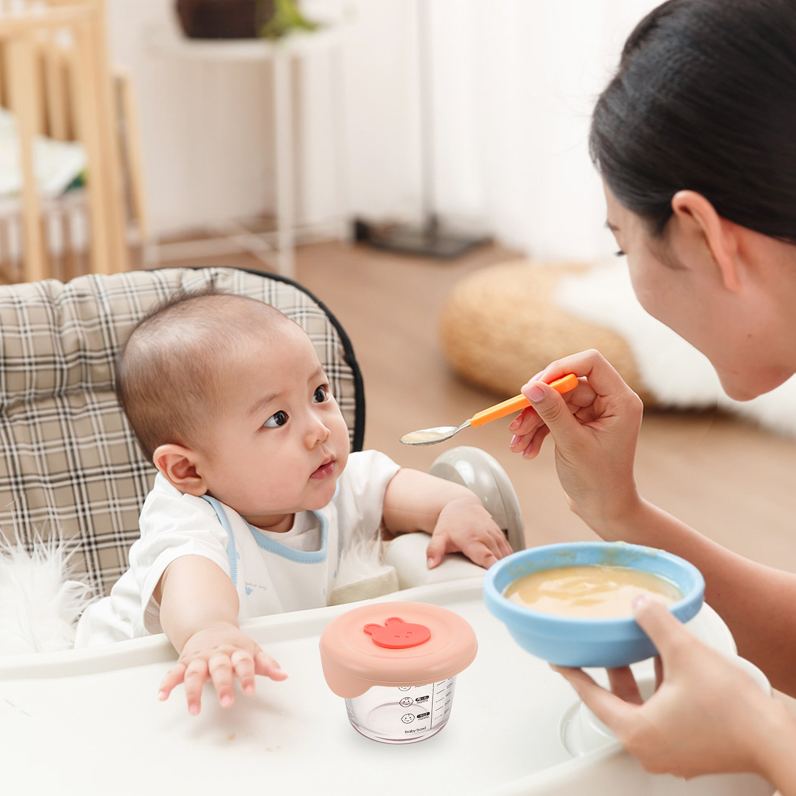 2Pcs Baby Food Storage Contain - Snack Container Travel recension och pris