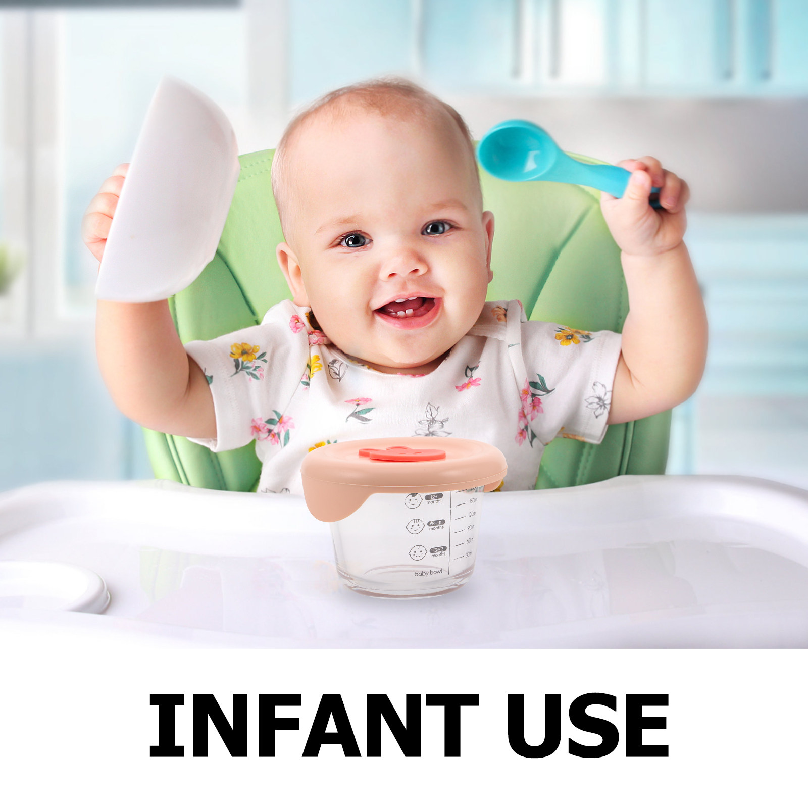 2Pcs Baby Food Storage Contain - Snack Container Travel recension och pris