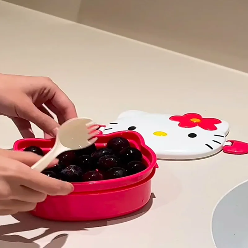 Cute Hello Kitty Shaped Lunch  - Snack Container Travel recension och pris