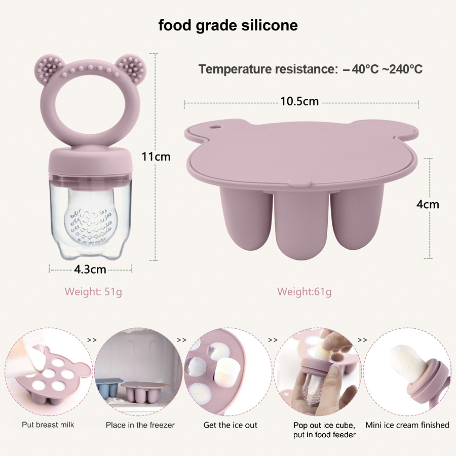 Baby Ice Cream Pops Silicone M - Baby Food Maker recension och pris