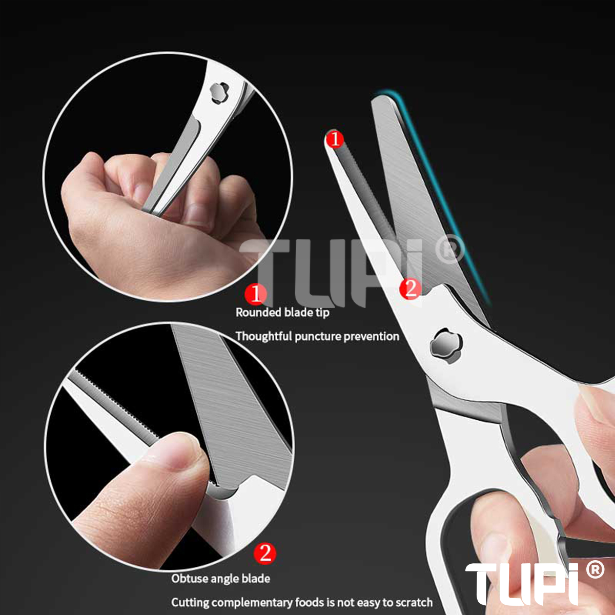 TUPI Baby Food Scissors - Food - Baby Food Scissors recension och pris